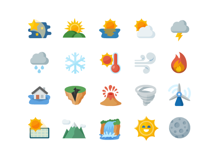 Nature emojis dribbble emoji icon design flat javascript enabled article not